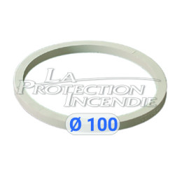 White flat gasket diameter 100 mm