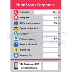 Safety instructions “Emergency numbers”
