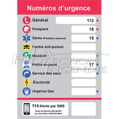 Safety instructions “Emergency numbers” Safety instructions “Emergency numbers”