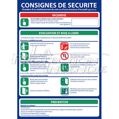 Safety instructions “Medical room”