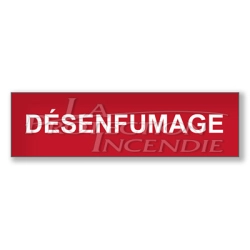 Red smoke extraction sign