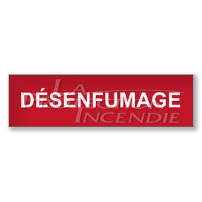 Panneau rouge Désenfumage