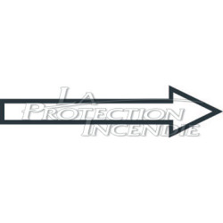 safety sign gray/black directional arrow