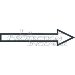 safety sign gray/black directional arrow