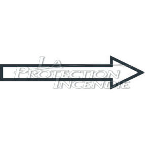 safety sign gray/black directional arrow