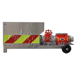 Mobile support for flow meter