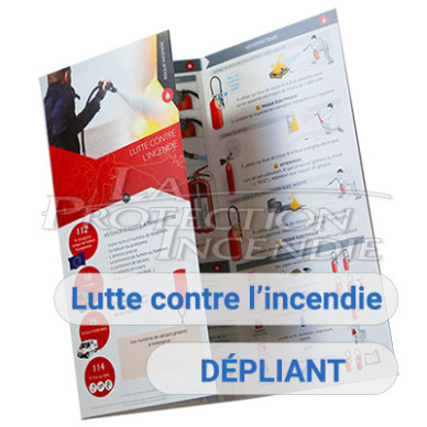 Fire fighting leaflet