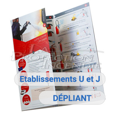 Leaflet fighting fire in hospital establishments Leaflet fighting fire in hospital establishments