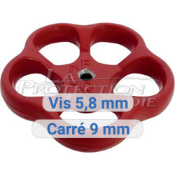 Volant pour robinet - Carré de 9mm