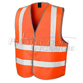 Gilet serre file orange