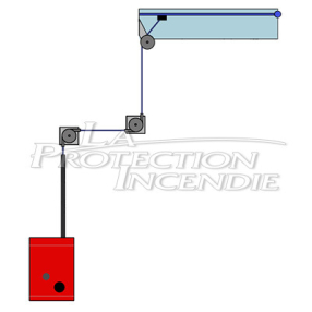 Treuil mécanique BT130 pour système de désenfumage