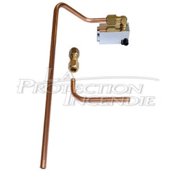 Pneumatic module for mechanical winch