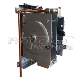 Pneumatic module for mechanical winch
