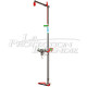 Stainless steel safety shower