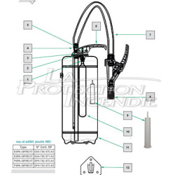 Spare parts - Sifrext fire extinguishers