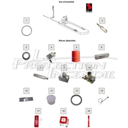 Spare parts for Statex SICLI system