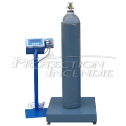 Scale for CO2 bottle adaptable to the AIR4 vice