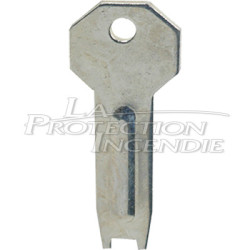 Clef antivol alarme extincteur