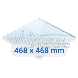 Plexiglass for gas valve box - 468mm