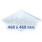 Plexiglass for gas valve box - 468mm