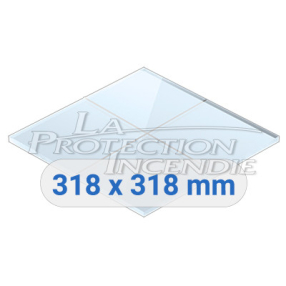 Plexiglass for gas valve box - 318mm