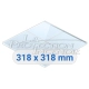 Plexiglass for gas valve box - 318mm