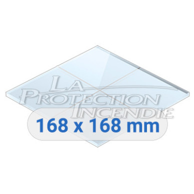 Plexiglass for gas valve box - 168mm Plexiglass for gas valve box - 168mm