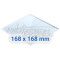 Plexiglass for gas valve box - 168mm Plexiglass for gas valve box - 168mm
