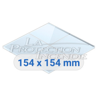 Plexiglass for gas valve box - 154mm Plexiglass for gas valve box - 154mm