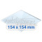 Plexiglass for gas valve box - 154mm Plexiglass for gas valve box - 154mm