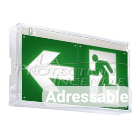 Addressable evacuation emergency lighting