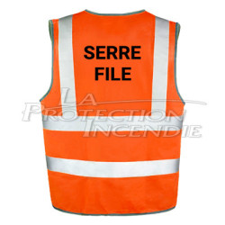 Gilet serre file orange