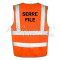 Orange waistcoat