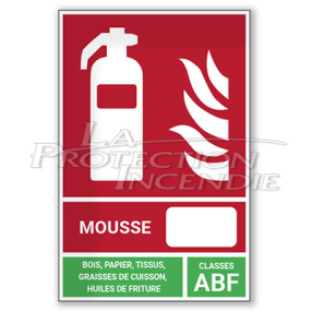 ABF Fire Extinguishing Panel 125 x 190 mm “Foam”