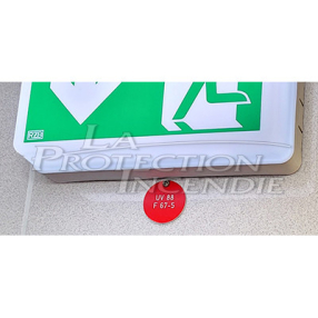 Panneau gravé texte 5 x 5 cm