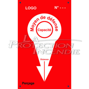 Panneau gravé texte 30 x 60 cm