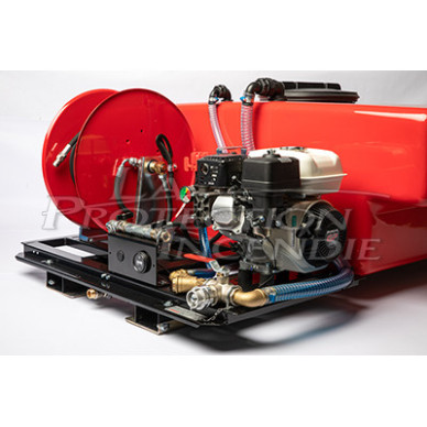 Test pump on chassis Test pump on chassis