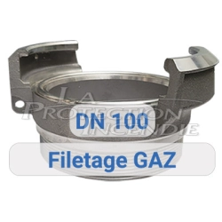 Prise symétrique - filetage gaz - DN100 BAYARD