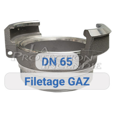Prise symétrique - filetage gaz - DN65 BAYARD