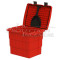Sandbox with shovel