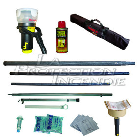 Complete kit for testing thermal and smoke detectors