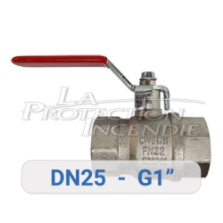 Vanne 1/4 de tour DN25