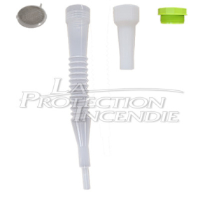 Funnel for devices on wheels