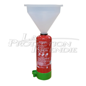 Funnel for devices on wheels