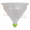 Funnel for devices on wheels