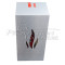 Coffret de protection décoratif X13 Extinbox, en aluminium brossé