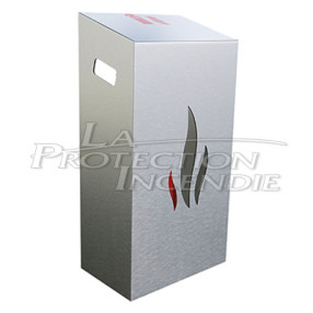 Coffret de protection décoratif X13 Extinbox - Aluminium brossé