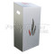 Coffret de protection décoratif X13 Extinbox, en aluminium brossé