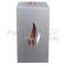 Coffret de protection décoratif X13 Extinbox, en aluminium brossé