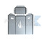 Coffret de protection décoratif X13 Extinbox, en aluminium brossé